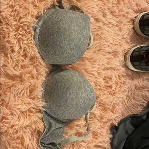 Gray Pink bra